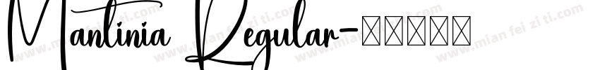 Mantinia Regular字体转换